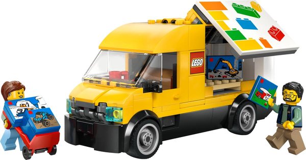 60500 Der LEGO Lieferwagen, Spielzeug für Kinder ab 6 Jahren
