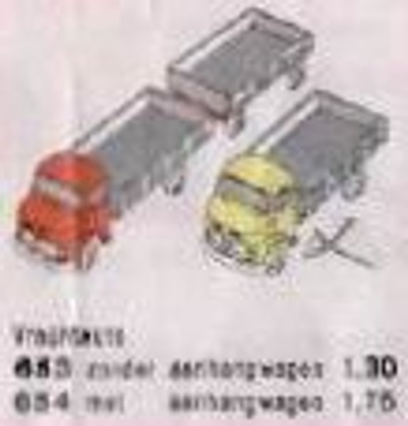 653-2 1:87 Mercedes Flatbed Truck