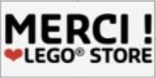 6576785 Merci! [Heart] LEGO STORE Tile
