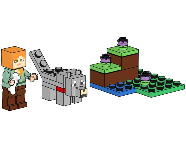 662404 Alex with Wolf