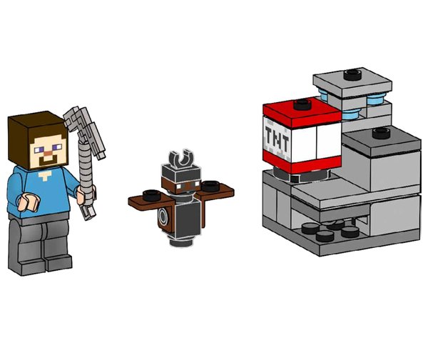 662411 Steve with Bat and TNT