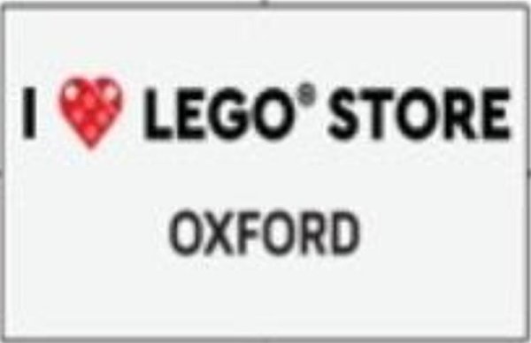 6646265 I [Heart] LEGO Store Oxford Tile