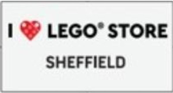 6646267 I [Heart] LEGO Store Sheffield Tile