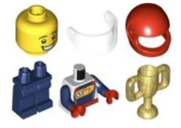 6648849 Racer Minifigure