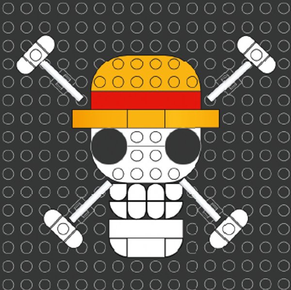 6680480 Jolly Roger Mosaic