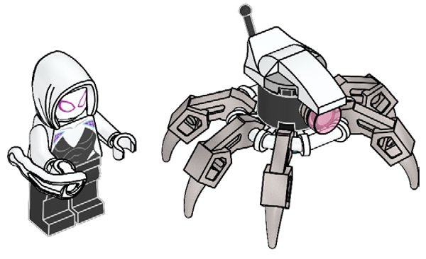 682405 Ghost-Spider and Spider Robot