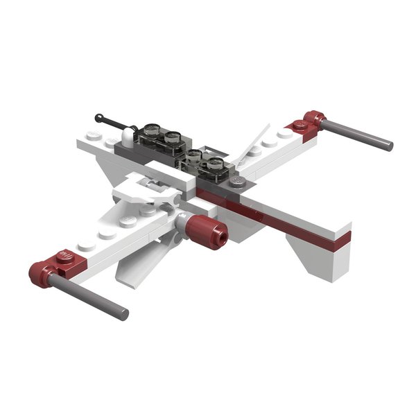 6967-2 ARC-170 Starfighter - Mini - Korean Duracell promo package with 8 AA batteries