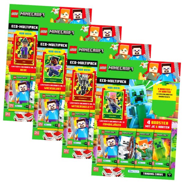 702352 Minecraft Trading Cards Series 1 - Eco-Multipack (German Version)