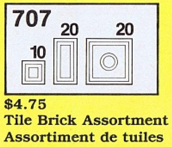 707 Tile Brick Assortment