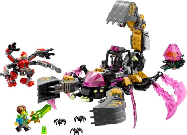 71513 2in1 Albtraum-Skorpionbagger, Spielzeug mit Figuren