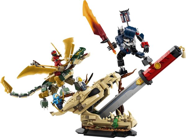 71871 Showdown auf der Drachenklinge, Bauset mit Actionfigur für Kinder ab 9 Jahren