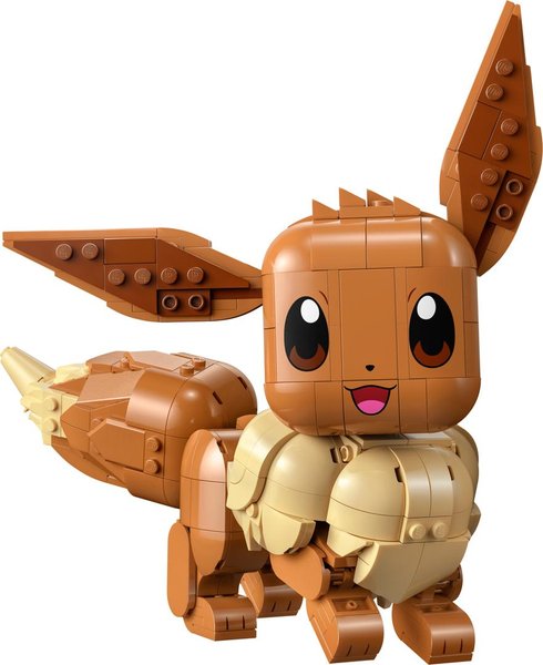 72151 Pokémon Evoli, 3D Puzzle mit Figur zum Bauen für Erwachsene