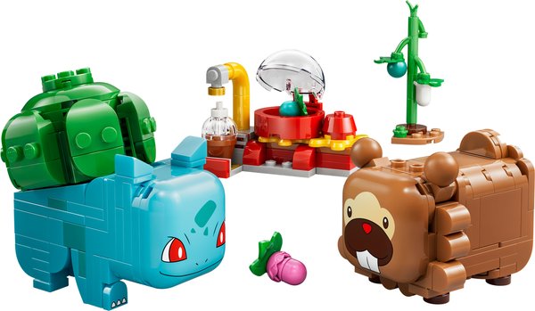 72155 Pokémon SMART Play: Beerenfete mit Bisasam und Bidiza kompatibles Set