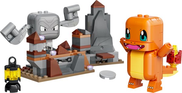 72157 Pokémon SMART Play: Glumandas und Kleinsteins Höhlenduell kompatibles Set
