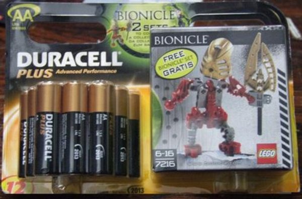 7216-3 Gold Good Guy - looking Right (Duracell 12 pack AA) {Turaga Lhikan}