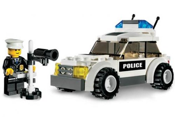 7236 Police Car (Black Sticker Version)