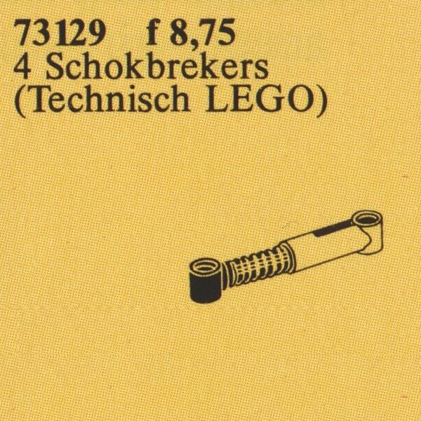 73129 Four TECHNIC Shocks