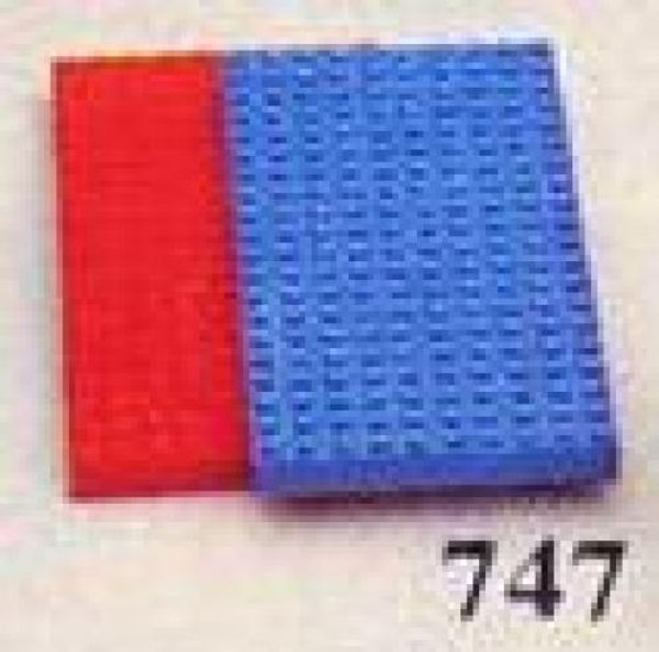747 Baseplates, Red and Blue