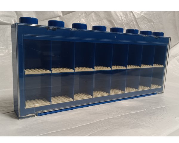 752437B Minifigure Display Case Large Blue