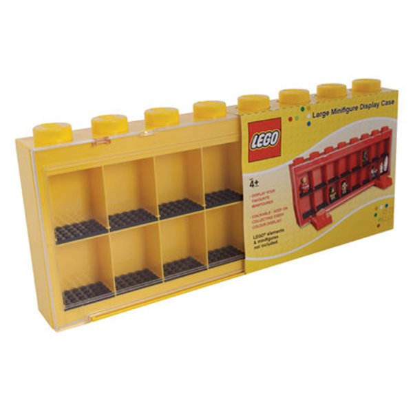 752437Y Minifigure Display Case Large Yellow