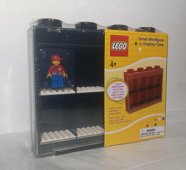 752453Bk Minifigure Display Case Small Black