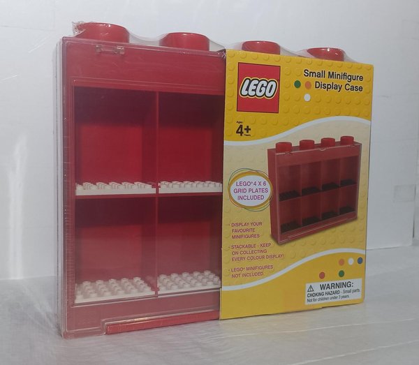 752453R Minifigure Display Case Small Red