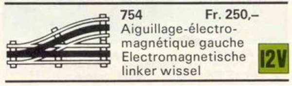 754 Automatic Left Electric Switch