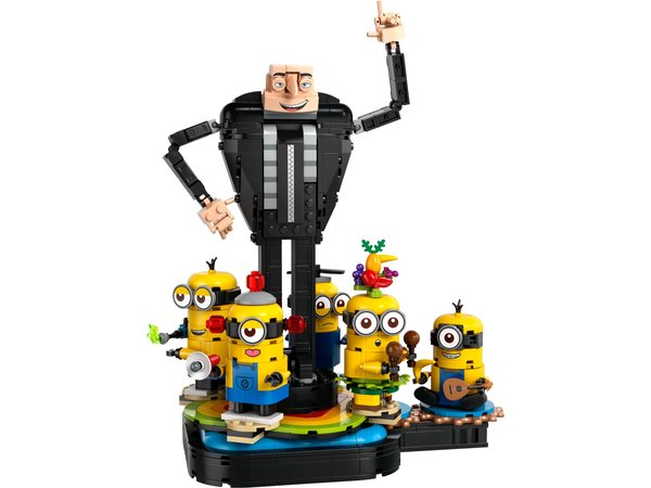 75582 Brick-Built Gru and Minions