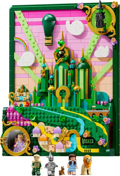 75685 Wicked Emerald City Wandkunst, DIY Set für Erwachsene