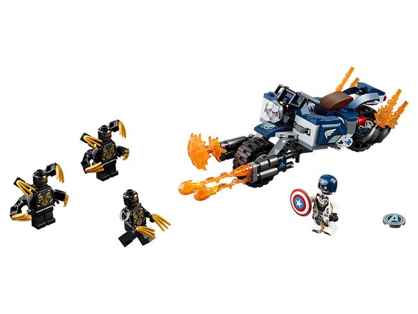 76123 Captain America: Outriders Attack