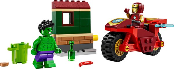 76287 Iron Man with Bike and The Hulk