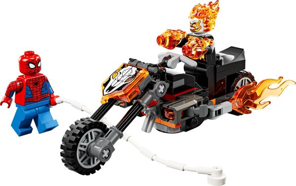 76335 Spider-Man vs. Ghost Rider auf seinem Motorrad, Spiel