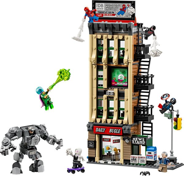 76342 Spider-Man vs. Mysterio: Daily Bugle, Spielzeug ab 10
