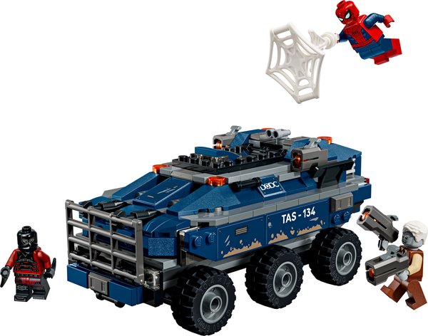 76349 ǀ Marvel Spider-Man Jagt den Gefängnistransporter, Modellbau