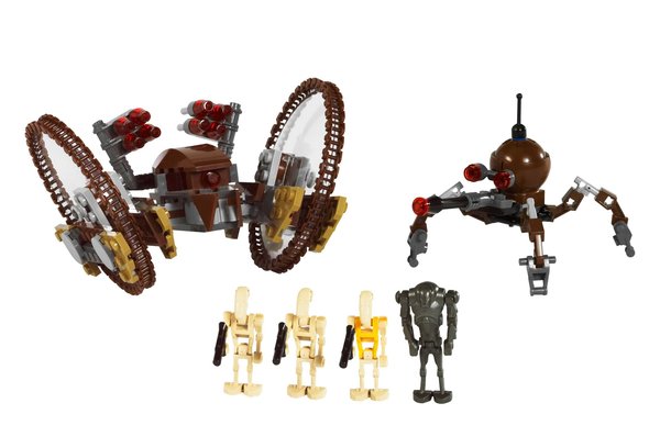 7670 Hailfire Droid & Spider Droid