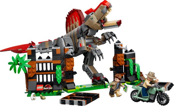 77982 Flucht des Spinosaurus, Spielzeug-Dino für Kinder ab 9 Jahren