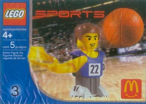 7917 McDonald's Sports Set Number 3 - Blue Basketball Player #22