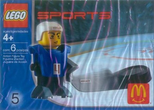 7920 McDonald's Sports Set Number 5 - Blue Hockey Player #4