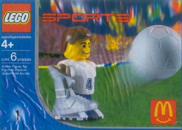 7923 McDonald's Sports Set Number 1 - White Soccer Player #4