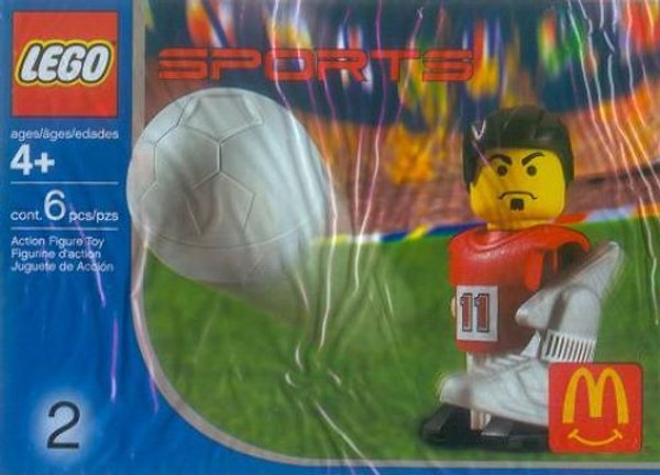 7924 McDonald's Sports Set Number 2 - Red Soccer Player #11