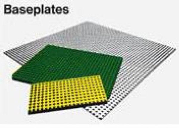 798 Baseplates, Green