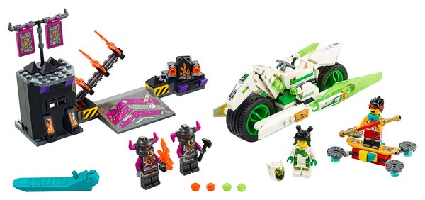 80006 White Dragon Horse Bike