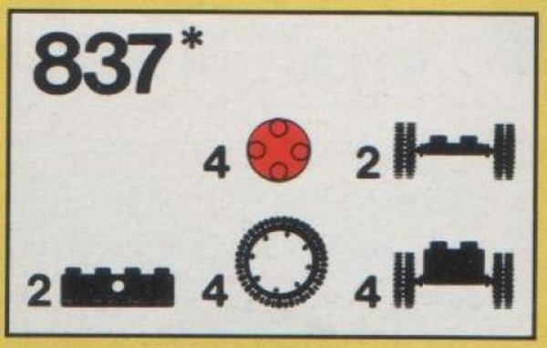 837 Wheels and Tires Parts Pack