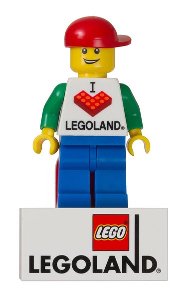 850457 I [Heart] LEGOLAND Minifigure Magnet (Male)