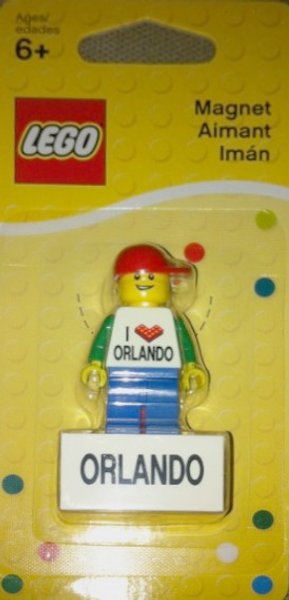 850501 I [Heart] Orlando Figure Magnet