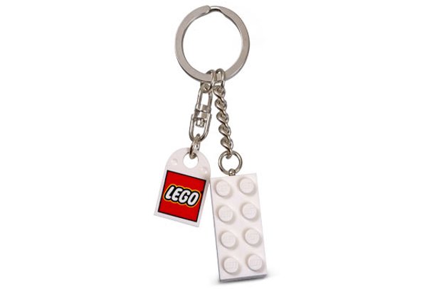 852100 White Brick Key Chain