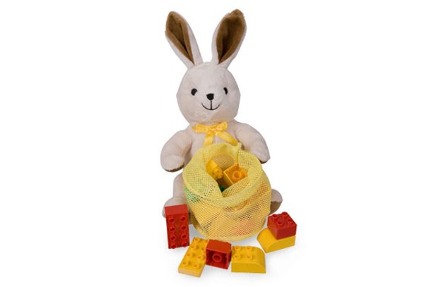 852217 Plush Bunny with Bricks