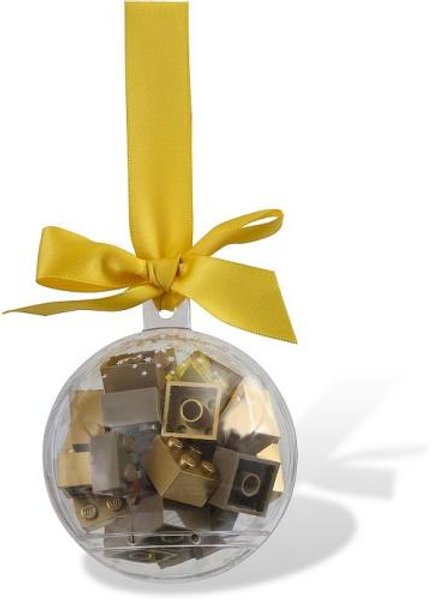 853345 Holiday Ornament with Gold Bricks