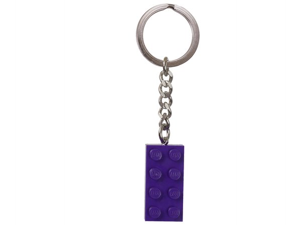 853379 Purple Brick Key Chain