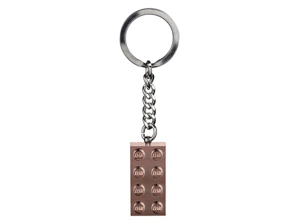 853793 Rose Gold Brick Key Chain